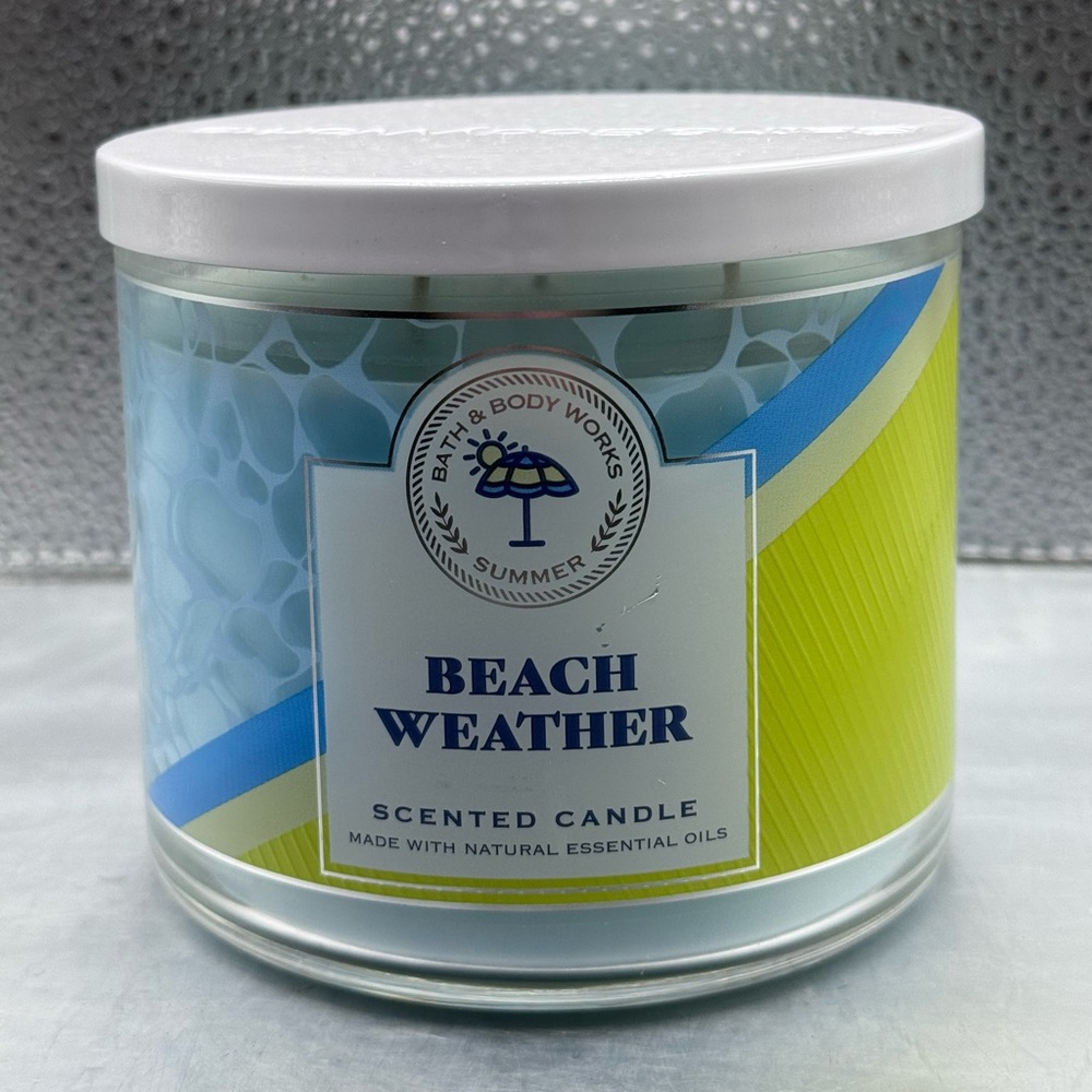 Bath & Body Works Beach Weather 3 Wick Candle